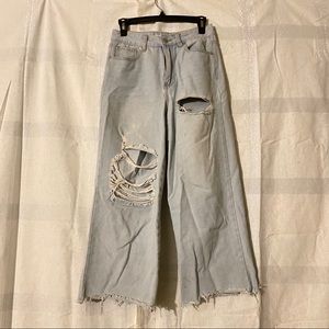 🍓High Waisted Mom Jeans